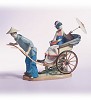 A Rickshaw Ride by Retired Lladro