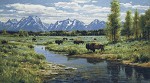 Icons Of The West By Robert Peters Giclee On Canvas  Artist Proof by Robert Peters