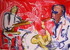 Out Chorus Artist Signed by Romare Bearden