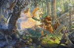 The Maiden And The Unicorn Limited Edition Print by Scott Gustafson