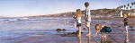 Children On La Jolla Shores Limited Edition Canvas by Steve Hanks