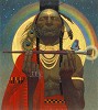 Indian Paint Brush Giclee On Canvas by Thomas Blackshear