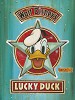 Luck Duck  Lot 1 Gicl�e On Hand-Painted Mixed Media Canvas by Trevor Carlton
