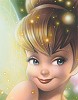 Smile Tinkerbell Giclee on Canvas by Tsuneo Sanda