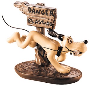 Lladro The Delivery Boy Pluto Dynamite Dog-1028509