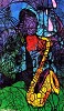 Sax Artist Signed Lithograph by William Tolliver