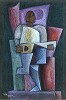 Banjo Player Artist Proof Giclee Estate Signed by William Tolliver