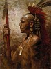 Z.S.  Liang&nbsp;Pequot Warrior LIMITED EDITION CANVAS