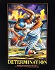 Ernie Barnes&nbsp;Determination-signed