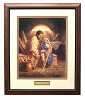 FATHER AND SON Paper Framed Wood