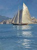 Pilot Schooner Gracie S. Becalmed Off Alcatraz Limited Edition Canvas