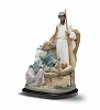 Retired Lladro&nbsp;A KING IS BORN     WITH BASE