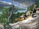 Rogers Rangers Toward Ticonderoga 1759 L.e. Print