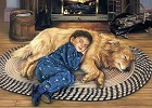 Boy�s Best Friend Canvas Giclee