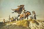 Frank McCarthy&nbsp;Buffalo Robe Signal Limited Edition Canvas