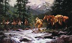 Howard Terpning&nbsp;They Came From Nowhere Limited Edition Canvas