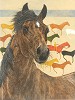 Elk Dog Tipi Limited Edition Canvas