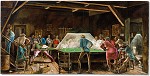Ernie Barnes&nbsp;Main Street Pool Hall Artist Proof
