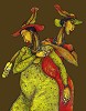 Charles Bibbs_Feathered Hats Giclee