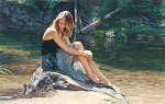 Listening To The River Limited Edition Print