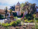 Springtime In The Mission Garden Limited Edition Canvas