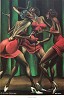 Ernie Barnes&nbsp;Singin Sistahs-signed