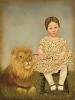 Serena And Her Lion Limited Edition Canvas