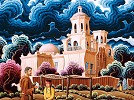 White Dove Of The Desert Limited Edition Canvas