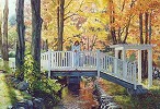 Bridging The Seasons Canvas Giclee