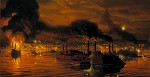 Union Fleet Passing Vicksburg Limited Edition Print