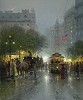 Evening On Broadway Giclee On Canvas Artist Proof