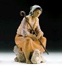 Retired Lladro_THE SHEPHERDESS