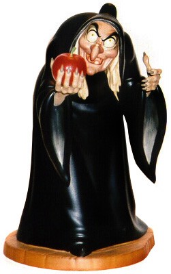 WDCC Disney Classics Snow White Hag Take The Apple, Dearie Porcelain Figurine