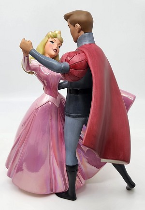 WDCC Disney Classics Sleeping Beauty Princess Aurora And Prince Phillip A Dance In The Clouds (pink) Porcelain Figurine