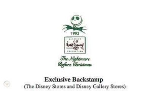 WDCC Disney Classics Nightmare Before Christmas Jack Skellington With Special Backstamp Porcelain Figurine
