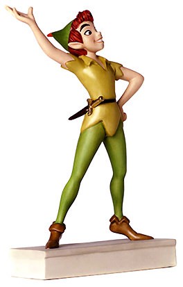 WDCC Disney Classics Peter Pan Off To Never Land Porcelain Figurine