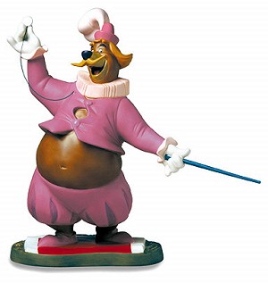 WDCC Disney Classics Robin Hood Little John Flamboyant Fop Porcelain Figurine