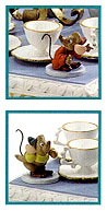 WDCC Disney Classics Cinderella Gus And Jaq Miniatures One Mouse Or Two Porcelain Figurine