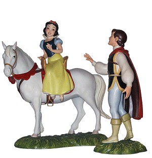 WDCC Disney Classics Snow White And Prince And Away To His Castle We Go Porcelain Figurine