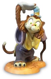 WDCC Disney Classics Pinocchio Gideon Feline Flunky Porcelain Figurine