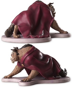 WDCC Disney Classics Beauty And The Beast Fury Unleashed Porcelain Figurine