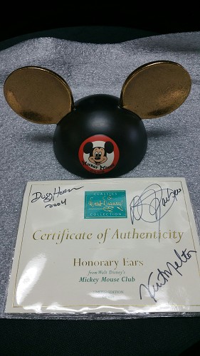 WDCC Disney Classics Mickey Mouse Club Ears Honorary Ears Porcelain Figurine