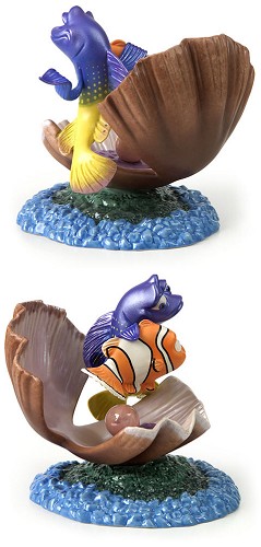 WDCC Disney Classics Finding Nemo And Gurgle Im From The Ocean Porcelain Figurine