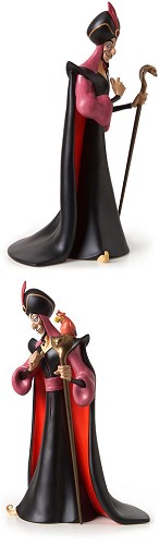 WDCC Disney Classics Aladdin Jafar And Lago Villainos Vizier Porcelain Figurine