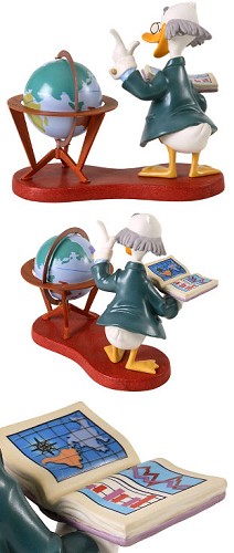 WDCC Disney Classics Ludwig Von Drake Didactic Duck Porcelain Figurine