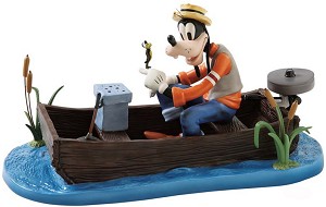 WDCC Disney Classics Goofy And Wilbur Fishing Follies Porcelain Figurine