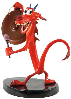 WDCC Disney Classics Mulan Mushu One Family Reunion Coming Right Up Porcelain Figurine