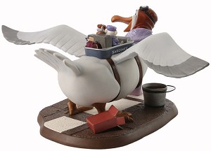 WDCC Disney Classics The Rescuers Orville Bernard And Miss Bianca Cleared For Take Off Porcelain Figurine