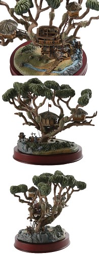 WDCC Disney Classics Swiss Family Robinson Treehouse Porcelain Figurine