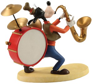 WDCC Disney Classics Mickey Mouse Club Goofy One Man Band Porcelain Figurine